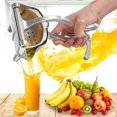 thumbnail image 1 of Vaidha Manual Stainless Steel Mini Juicer-Fruit Squeezer Grinder Kitchen Gadget, 1 of 7