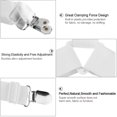 thumbnail image 3 of Nikou Attache de Drap de lit, Ceinture de Fixation élastique réglable en Forme de Triangle de 4 PCS pour draps de lit Fixes, Matelas et Coussins de canapé.(白色), 3 of 8