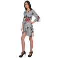 thumbnail image 2 of Moomaya Peignoirs Imprimés pour Femmes Peignoir Kimono Doux Tenue de Nuit Peignoir d'Été, 2 of 5
