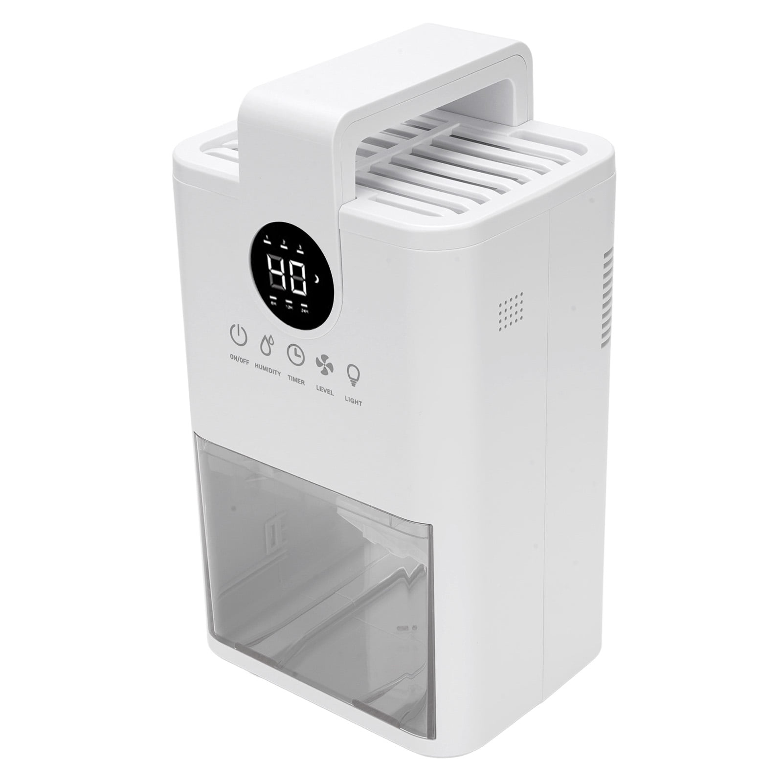 Small Dehumidifier, Compact Home Dehumidifier 1L Water Tank Quiet Timer  for Bathroom US Plug,EU Plug