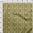 thumbnail image 3 of oneOone Velours Olive Vert Tissu Automne Matière de Robe Tissu Imprimé Tissu au Mètre 58 Pouces de Large, 3 of 4