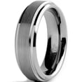thumbnail image 2 of Tungsten Carbide Men's / Unisex Wedding Band Ring, Comfort fit 6MM, 2 of 5