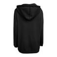 thumbnail image 5 of Womens Solid Color Hoodie Zipper Long Sleeve Sweatshirts Pockets Long Coat Tops, 5 of 5