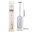 thumbnail image 3 of Cagogo Electric Egg Beater, Handheld Rotary Whisk for Baking Kitchen, Cordless Rechargeable Egg Mixer, Stainless Steel Blender for Cake Cream Milk, Home Cooking Baking Tools, 3 of 5