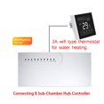 thumbnail image 1 of 3A Water Floor Heating System Smart WIFI Thermostat Central Heating Wiring Centres Hub Controller Actuators For Gas Boiler ,Easy to Install, 1 of 5