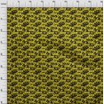 thumbnail image 3 of oneOone Viscose Chiffon Yellow Fabric Florals Sewing Material Print Fabric By The Yard 42 Inch Wide, 3 of 4
