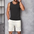 thumbnail image 4 of Styesk Tank Tops Men Men's Solid Color Fashionable Leisure Fitness Sports Slim Tank, 4 of 4