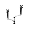 thumbnail image 2 of StarTech.com Desk Mount Dual Monitor Arm - Full Motion Articulating Arms - Premium Dual Monitor Stand - For up to 30" (19.8lb/9kg) VESA Mount Monitors - Tool-less Assembly - Steel & Aluminum - Mounting kit (desk mount, grommet clamp) - full-motion - for LCD display - plastic, aluminum, steel - black, silver - screen size: 30" - for P/N: ACCSMNT, DK30A2DH, DK30C2DAGPD, DK30C2HAGPD, PXT101YUK, TB3DK2DPM2, TB3DK2DPPD, 2 of 13