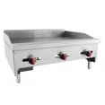 thumbnail image 1 of Bakemax BACG36-3 36" Gas Griddle w/ Manual Controls - 3/4" Steel Plate, Convertible, 1 of 1