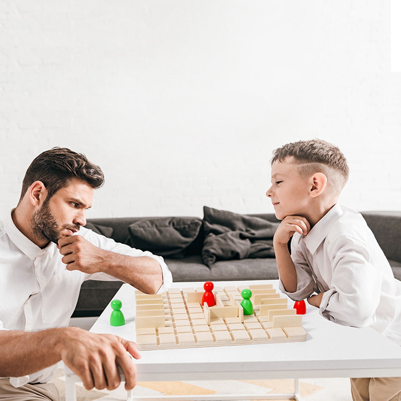 TOUMENY Logical Thinking Board Game, Two-Player Strategy Game for Couples Game Night, Brain-Stimulating Intellectual Toy Enhancing Concentration and Decision-Making Skills