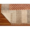thumbnail image 3 of Casavani Tapis de patio Extérieur Fait à la Main pour Salle à Manger, Orange 4 X 7 Pieds, 3 of 6