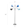 thumbnail image 4 of Simple Designs Lampadaire à col de cygne réglable à 5 lumières, 4 of 9