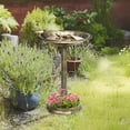 thumbnail image 2 of Outsunny Bird Bath for Outdoors, Birdbath with Bird Decoration, Bronze, 2 of 10
