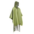 thumbnail image 3 of S SERENABLE Poncho de Pluie à Capuche Imperméable Léger Réutilisable Imperméable Cape de Pluie pour Vert, 3 of 9