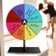 thumbnail image 4 of Qixi Roue de Prix Prix avec Support / Roue de Roulette Rotative Modifiable / Roue de Table / Roue de Fortune Vide pour Accessoires de Jeu de Carnaval des Fêtes Rouge Liquidation!, 4 of 7