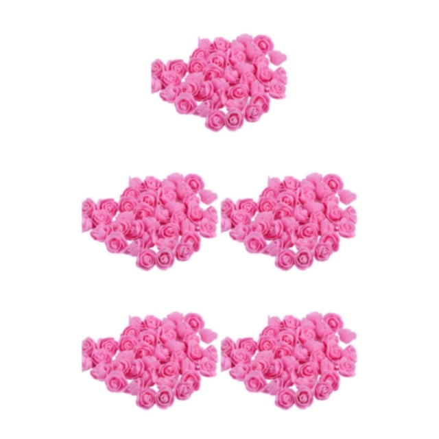 Transemion 500pieces Wreath Wedding House Decor Lasting Impression With These Exquisite pink 5Set