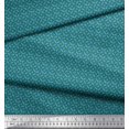 thumbnail image 3 of Soimoi Georgette Viscose Fabric Circle & Curve Diamond Geometric Printed Fabric 1 Yard 42 Inch Wide, 3 of 3