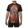 thumbnail image 1 of T-Shirt pour Hommes Vierge Marie avec Sublimation de Roses - Grand, 1 of 2