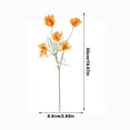 thumbnail image 3 of Lisbinx Flower Simulation Plants Thanksgiving Christmas Spring Decoration Wedding Party Family Flowers Artificial Flower 10pcs, 3 of 6