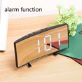 thumbnail image 4 of EGNMCR Table Clock Large Screen LED Curved Screen Alarm Clock Intelligent Electronic Digital Clock For Bedroom Office, Gift, 4 of 6