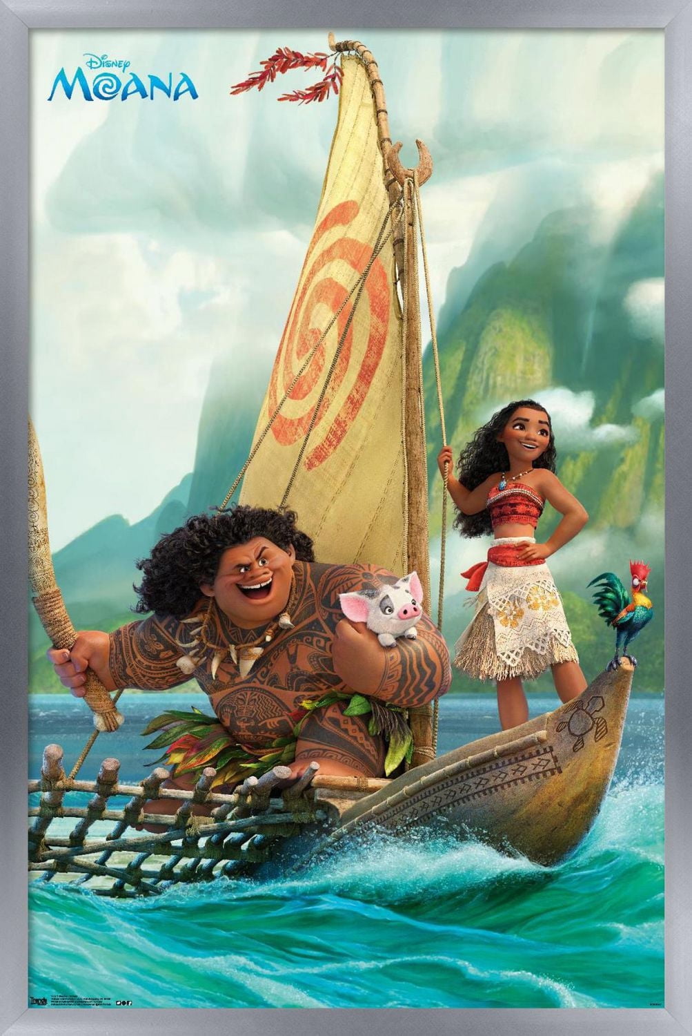 Disney Moana - Group Wall Poster, 22.375" x 34"