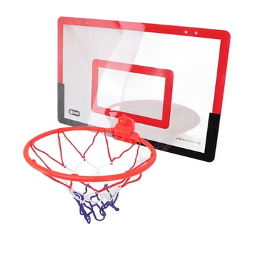 Mini Basketball Hoop Set, Basketball Hoop Red  Free Mounting Complete  For Indoor