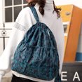 thumbnail image 3 of XZNGL Womens Large Capacity Flower Ethnic Style Waterproof Nylon Shoulders Backpacks, 3 of 8