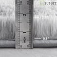 thumbnail image 3 of SUSUZI 5' x 7' Shaggy Area Rug, 2 Inch Thick Fluffy Plush Carpet with Non-Slip PVC Back, Soft Polypropylene Floor Rug for Bedroom Living Room Kids Room Home Décor, Gray, 3 of 7