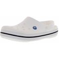 thumbnail image 1 of Crocs Men's Crocband White Ankle-High Rubber Sandal - 9M, 1 of 3