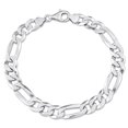 thumbnail image 1 of Miabella Sterling Silver Figaro Men's Bracelet, 1 of 4