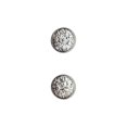 thumbnail image 2 of Boucles d'Oreilles 12mm Druzy Étoiles Boucles d'Oreilles en Acier Inoxydable Forme Ronde Robuste Boho Percées Bijoux Élégants pour Femmes Filles Type17 17, 2 of 7
