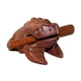 thumbnail image 1 of Langgg Wood Frog Guiro Rasp Party Toy 7x7cm Musical Guiro Shaker Gifts Shaker 7x7cm, 1 of 6