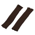 thumbnail image 1 of 2pack / Lot Rétro Jambe Texture Chaleur Tendance Fashinable 2 Pièces et Jambe pour les Occasions - Café Doux et Multicolore, 1 of 7