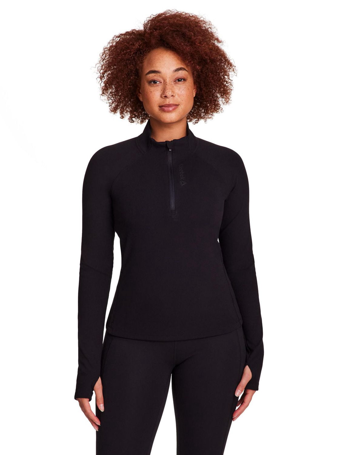 HAUT FEMME REEBOK EXPLORER MEET AND GREET – DEMI-ZIP, MANCHES LONGUES