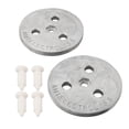 thumbnail image 2 of Fitment Pc Or Pcs Pool Anti Corrosion Electrolysis Features Salt Water Systems Skimmer Basket Zinc Anode Plate 2Pcs, 2 of 5
