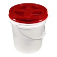 thumbnail image 2 of Bucket Kit, One White 5 Gallon Bucket 90 mil with Red Gamma Seal Lid, 2 of 4