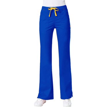 Blossom by Maevn Women's Multi Pocket Flare Leg Scrub Pant
