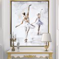thumbnail image 3 of Ballerines Aquarelle Danse II - Toile Encadrée Campagnarde Française, 3 of 3