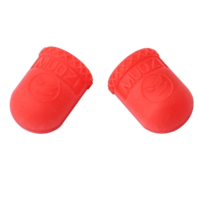 1 Paire MUQZI Vélo de Montagne Cas Portable Réutilisable Anti-Dérapant Vélo de Plein Air Protection Levier de Frein Manchon Rouge