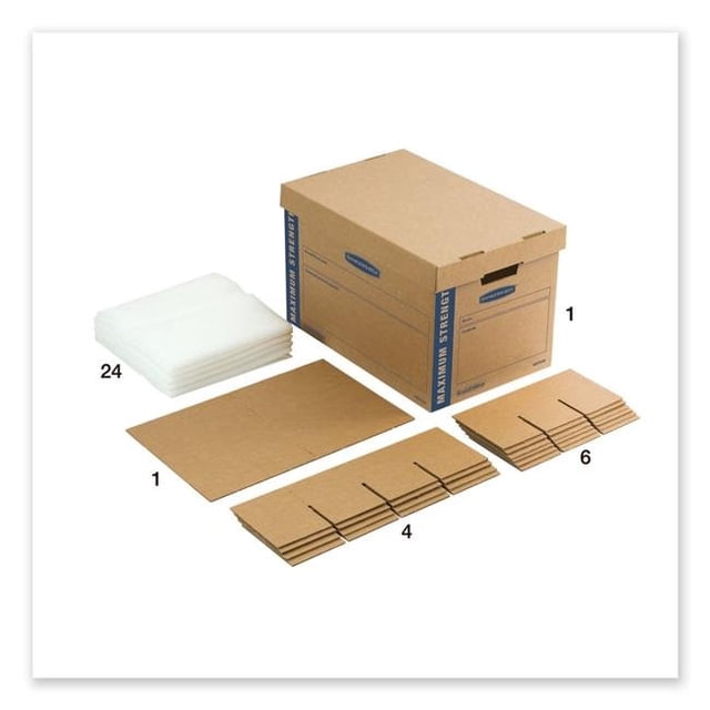 Fellowes Fabrication FEL SmoothMove Rangement de Cuisine Trousse de Déménagement