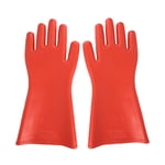 Rubber Insulated Gloves,12KV High Voltage Proof Electrical Work Gloves Work Gloves Streamlined Design