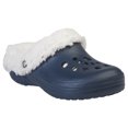thumbnail image 1 of Sabots FleeceDawg pour Femmes - Bleu Marine avec Blanc 7-8, 1 of 1