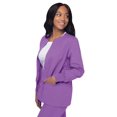 thumbnail image 3 of Sivvan Women's Scrubs Warm-Up Jacket / Front Snaps - Round Neck, 3 of 7