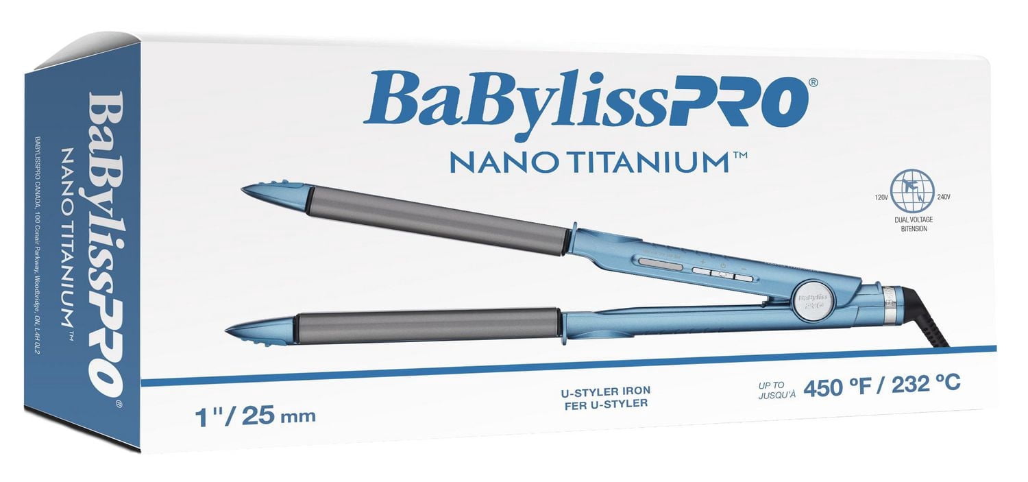 Nano-Titanium 1" U-Style Flat Iron