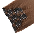 thumbnail image 2 of Économies d'Été Xihbxyly Mode Extensions de Cheveux Longues à Clip Perruque Droite Complète Offres, 2 of 4