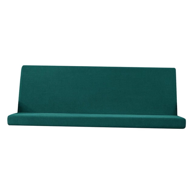 Housse de Futon Jacquard Extensible Sans Accoudoirs en Bleu, Conçue pour les Matelas Pleine Grandeur. Fabriquée à Partir de 92 % de polyester et 8 % d'Élasthanne, Cette Housse Élastique et Lavable Offre un Ajustement Serré pour les sofas Sans Accoudoirs Mesurant 75 Pouces de Longueur, 54 Pouces de Largeur et 6-8 Pouces d'Épaisseur. la Couleur Unie et le Motif d'Inspiration Vintage Ajoutent de l'Élégance à la Déco de la Maison Tout en Protégeant les Meubles contre les Taches, les Poils d'Animaux et l'Usure. Lavable à la Machine pour un Entretien Facile