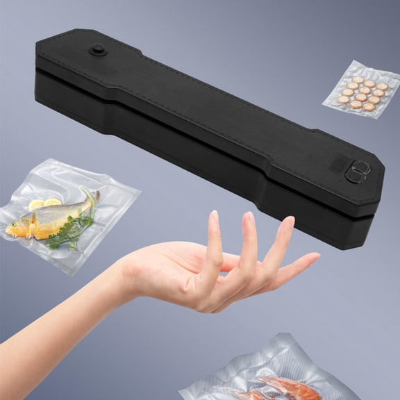 Food Vacuum Sealer for Fresh Storage and Preservation – Compact Automatic Sealing Packing System for Home Kitchen