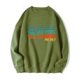 thumbnail image 1 of 2023 Chandail en Molleton Mode pour Femmes 50 % de Réduction Liquidation Mode Femme Imprimé Col Rond Manches Longues Chandails en Molleton Sans Capuche T-Shirt Hauts Amples Blouse, 1 of 2