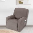 thumbnail image 3 of Amdohai Housse Extensible pour Fauteuil Inclinable en 4 Pcs Séparées Maison Chambre Salon, 3 of 6