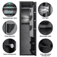 thumbnail image 4 of Riflevault High Tech Intelligent 5 Gun Safe with Dual Alarm System, 11.02" x 11.81" x 54.33", Steel, 4 of 6
